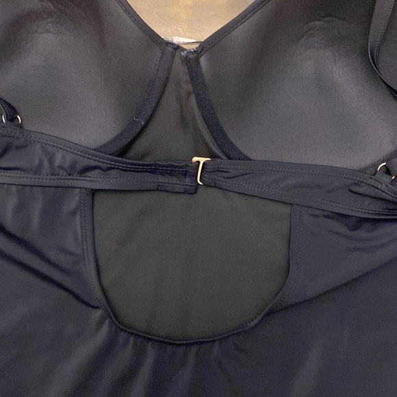 Meet curve black Black Lace Panel Swimsuit one piece size 4X new with tags - Picture 6 of 7